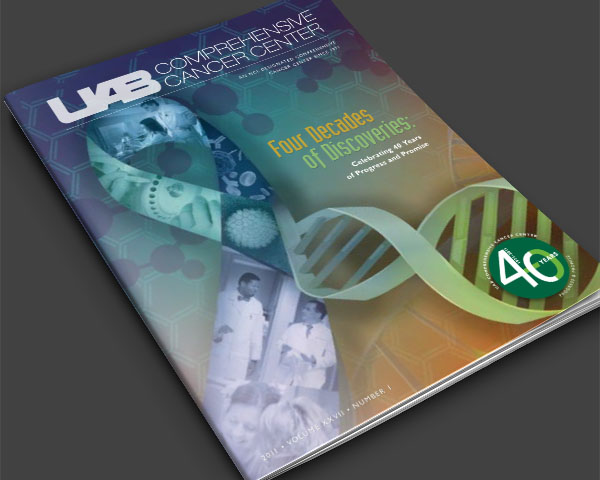 Cover of UAB Comprehensive Cancer Center rmagazine